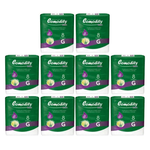 Pañales para Adulto Comodity Basic – Talla G – 80 Unidades