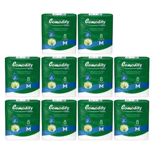 Pañales para Adulto Comodity Basic – Talla M – 80 Unidades
