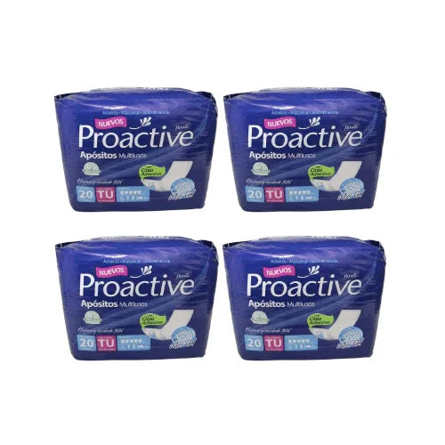 Apósitos Multiuso con Adhesivos Talla Única 80 Unidades