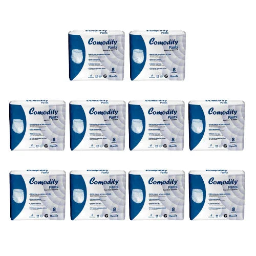 Pañales para Adulto Comodity Pants (Ropa Interior) – Talla G – 80 Unidades – 1 Manga