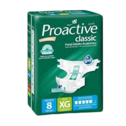 Pañales para Adulto Proactive – Talla XG – 8 Unidades