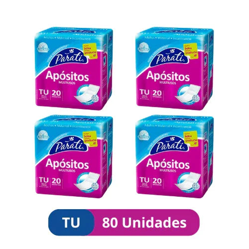 Apósitos Paratí Multiuso Talla Única– 80 Unidades