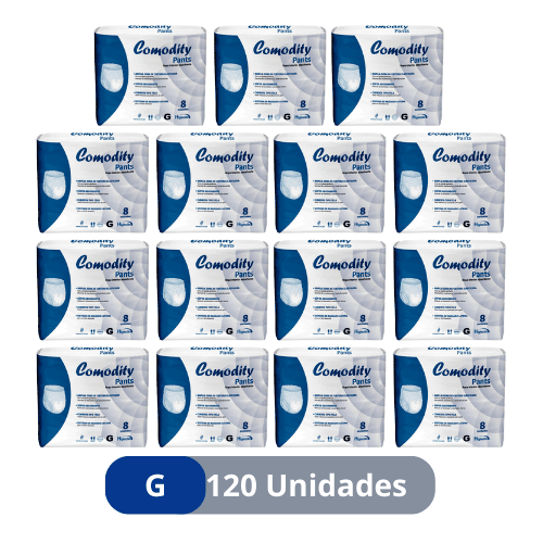 Pañales para Adulto Comodity Pants (Ropa Interior Calzón) – Talla G – 120 Unidades