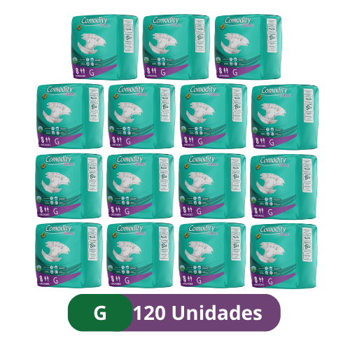 Pañales para Adulto Comodity Basic – Talla G – 120 Unidades