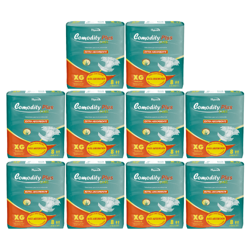 Pañales para Adulto Comodity Plus – Talla XG – 80 Unidades
