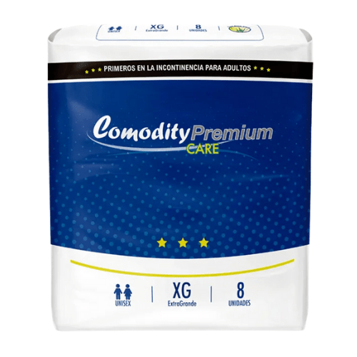 Pañales para Adulto Comodity Premium- Talla XG – 8 Unidades