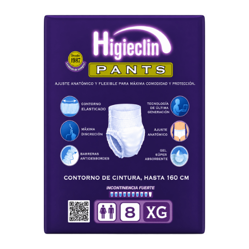 Pañales para Adulto Comodity Pants (Ropa Interior Calzón) – Talla XG – 120 Unidades