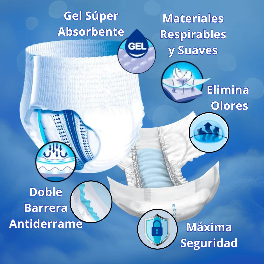 Pañales para Adultos - Kuidar.cl | Tienda Oficial | Venta de Artículos para la Higiene y el Cuidado del Adulto Mayor, de Postrados y Cuidados especiales.
