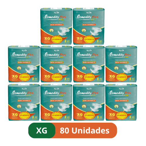 Pañales para Adulto Comodity Plus – Talla XG –  80 Unidades - 1 Manga