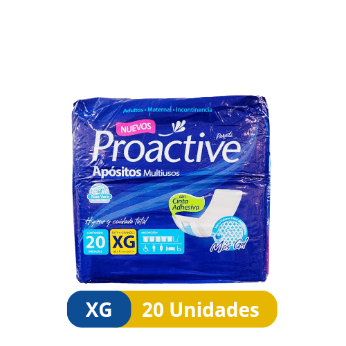 Apósitos Multiuso Proactive con Adhesivos – Talla XG – 20 Unidades