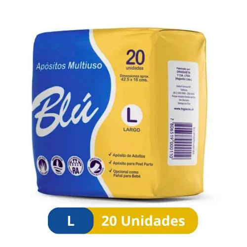 Apósitos Multiuso Blú – Talla L – 20 unidades