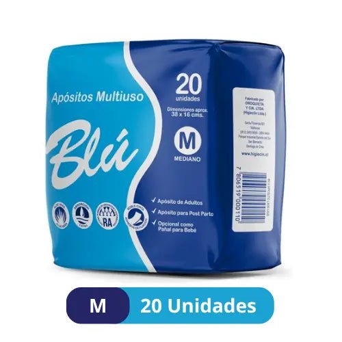 Apósitos Multiuso Blú – Talla M – 20 unidades