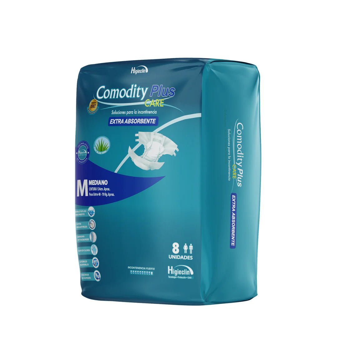 Pañales para Adulto Comodity Plus – Talla M –  120 Unidades