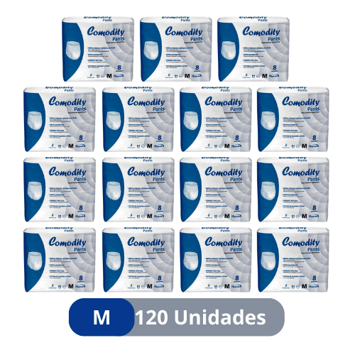 Pañales para Adulto Comodity Pants (Ropa Interior Calzón) – Talla M – 120 Unidades