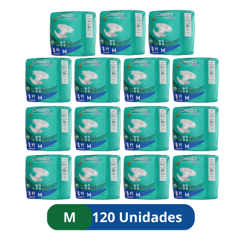 Pañales para Adulto Comodity Basic – Talla M – 120 Unidades