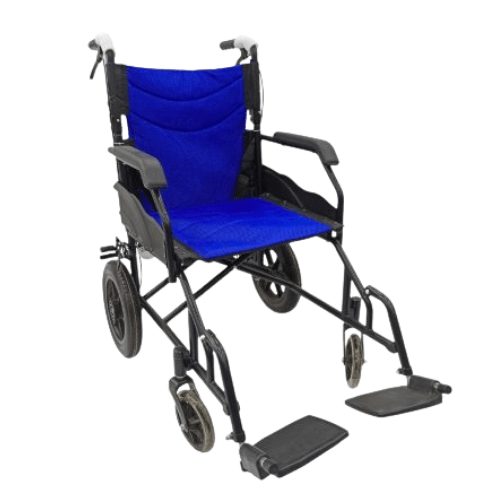 Silla de Ruedas Geriátrica Plus en Aluminio – Liviana 12,5 Kg - Plegable y Confortable