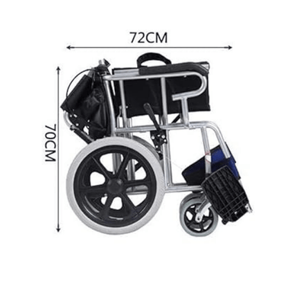 Silla de Ruedas de Aluminio - Ultra Liviana 11 Kg - Plegable