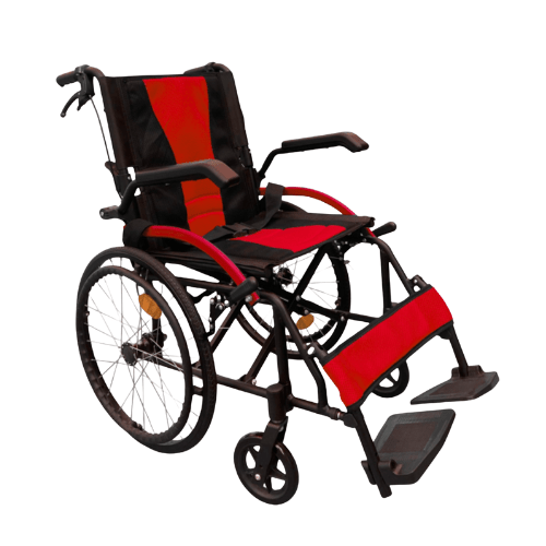 Silla de Ruedas Premium – Ultra Liviana 11 kg - Plegable, Ruedas Robustas, Apoyabrazos y Reposapies Abatibles