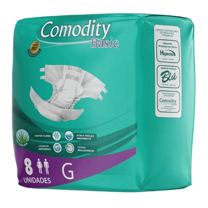 Pañales para Adulto Comodity Basic – Talla G – 120 Unidades