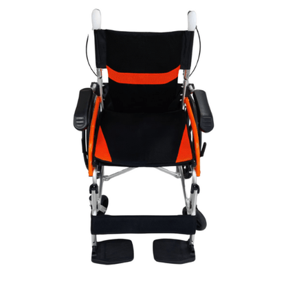 Silla de Ruedas Ultraliviana en Aluminio – Brazos Abatibles