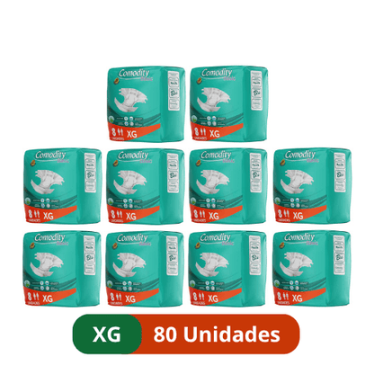 Pañales para Adulto Comodity Basic – Talla XG – 80 Unidades - 1 Manga