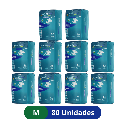 Pañales para Adulto Comodity Plus – Talla M –  80 Unidades - 1 Manga