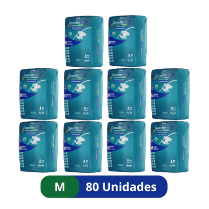 Pañales para Adulto Comodity Plus – Talla M –  80 Unidades - 1 Manga
