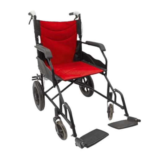 Silla de Ruedas Geriátrica Plus en Aluminio – Liviana 12,5 Kg - Plegable y Confortable