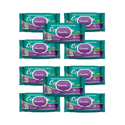 Toallas Húmedas para Adulto Extra Grande – 450 uds 10 packs