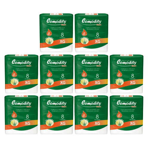 Pañales para Adulto Comodity Basic – Talla XG – 80 Unidades