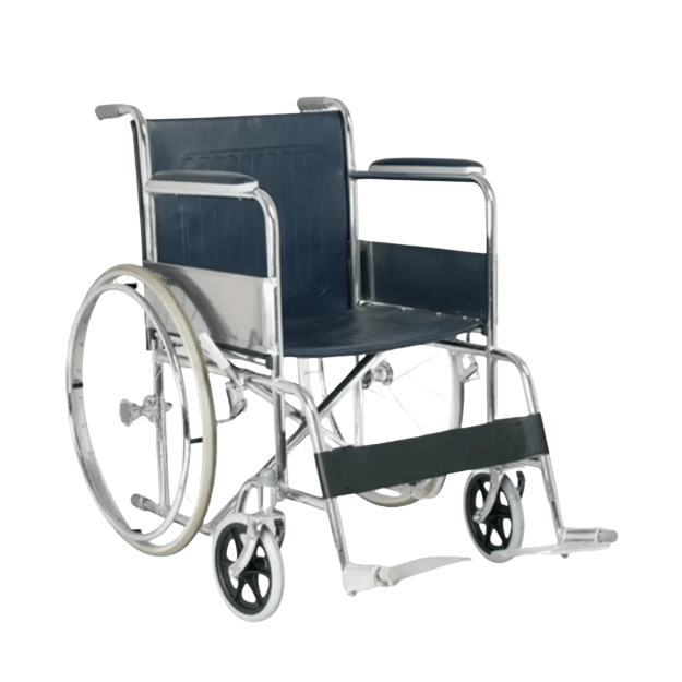 Silla de Ruedas Adulto Estándar - Plegable y Resistente