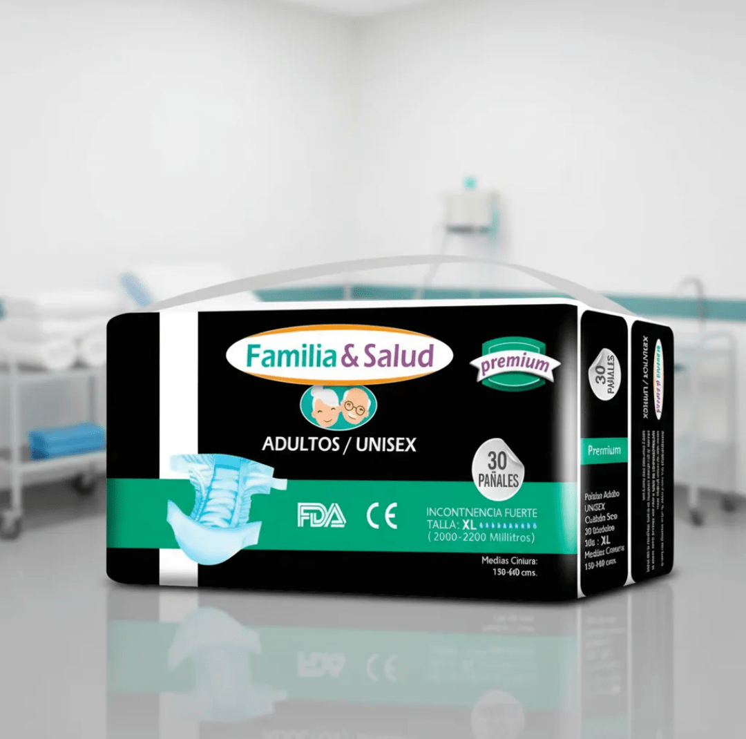 Pañales para Adulto Familia Salud Premium – Talla XL/XG – 60 Unidades